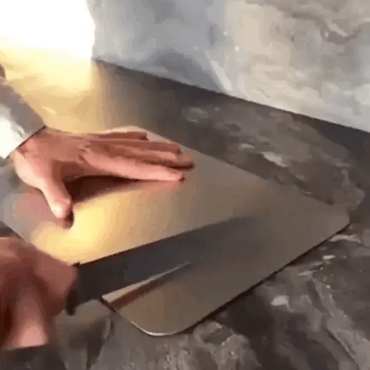 Titanium Cutting Board durable 304 stainless steel surface—resists scratches, built for long-lasting kitchen use