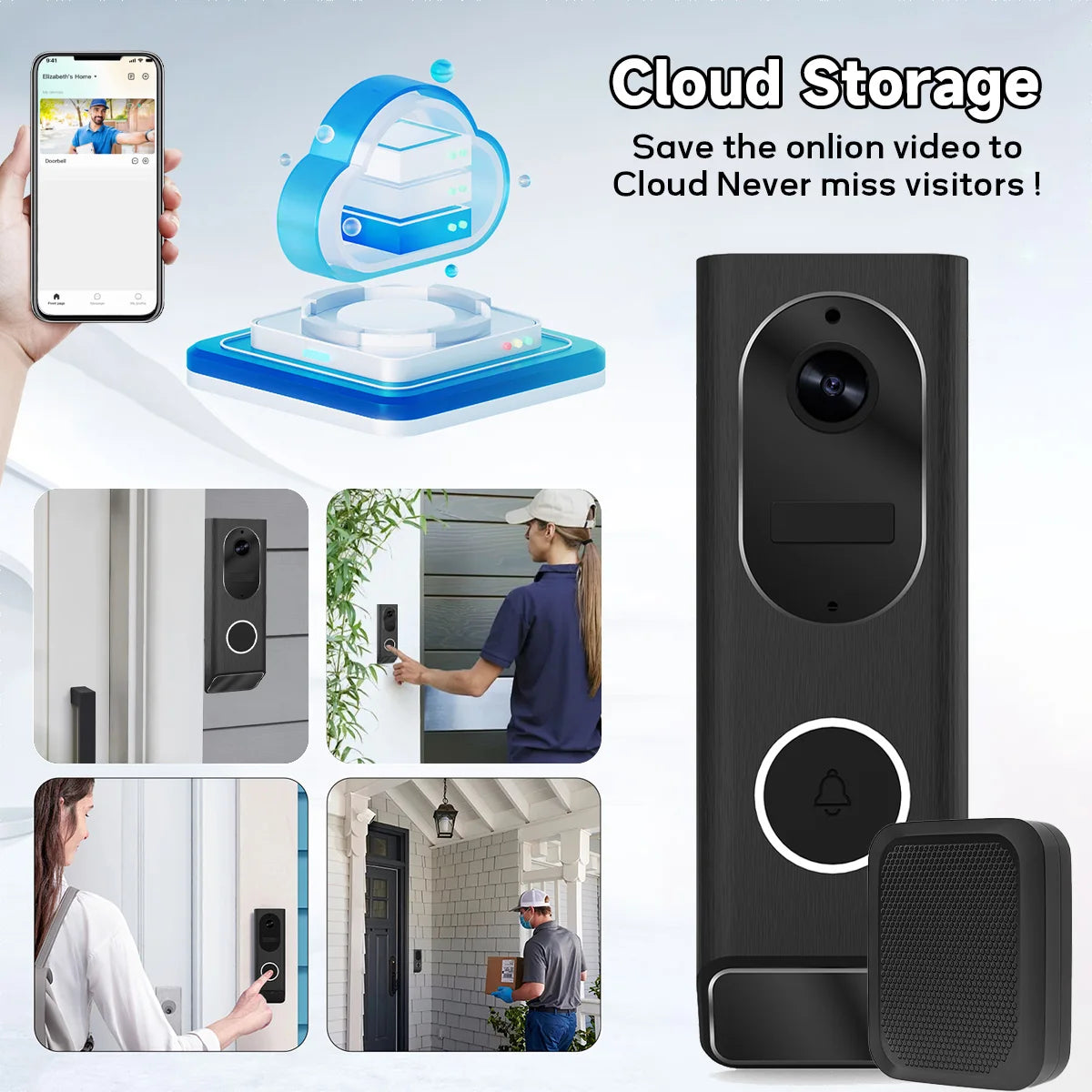 Wireless Video Doorbell Camera