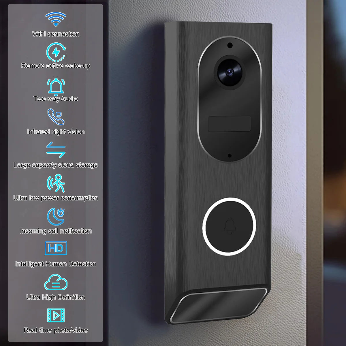 Wireless Video Doorbell Camera
