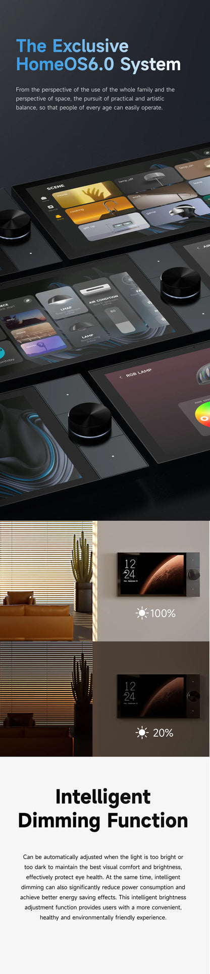 Smart Home Touch Screen Control Panel