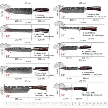 Professional  Kitchen Knives